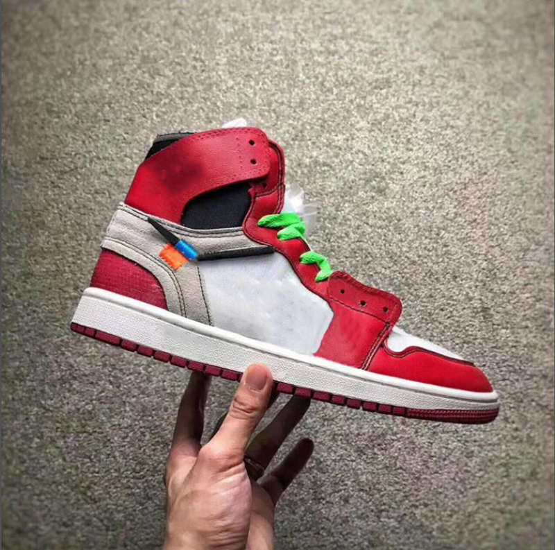 

High Top Men's Running Shoes Classic Luxury Designer Couple Basketball Shoes Fashion Red Sneakers With Box Size US5-US12 NO0