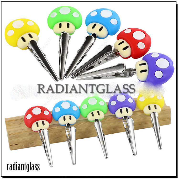 

Portable Bracket Roach Clip two styles Smoking Accessories Support Stand Dry Herb Tobacco Preroll Cigarette Holder with Clamp Tongs card clips