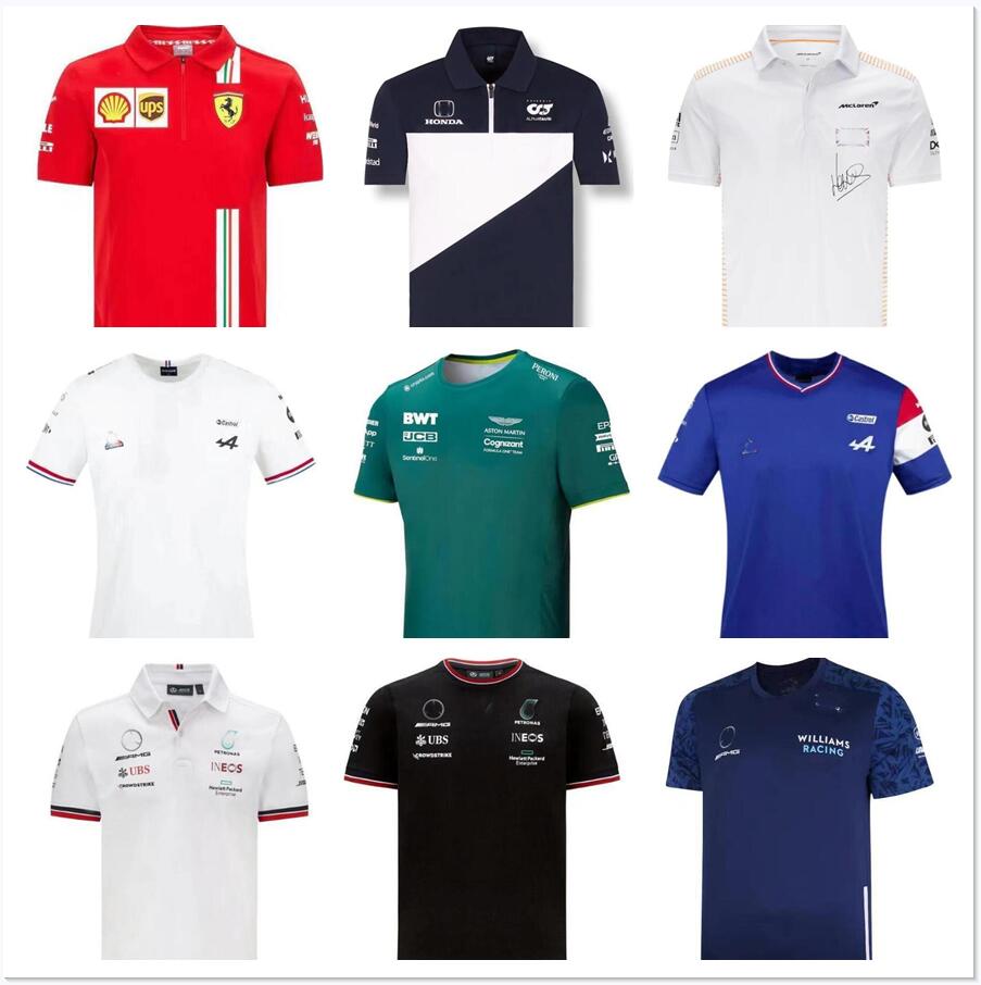 

Men 21 22 Formula one racing suit Rugby jersey Soccer Jerseys 2021 2022 alpha Alpine Mercedes Aston Din Williams Classic sports New shirt S-5XL