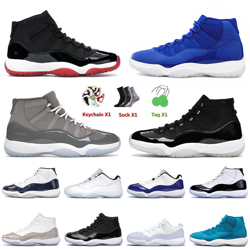 

2022 Top Quality Mens Basketball Shoes 11s XI High Bred Air Jordan 11 Miami Dolphins Pure Violet Low Legend Blue Concord Trainers Sneakers 36-47, B27 cool grey 2010 40-47