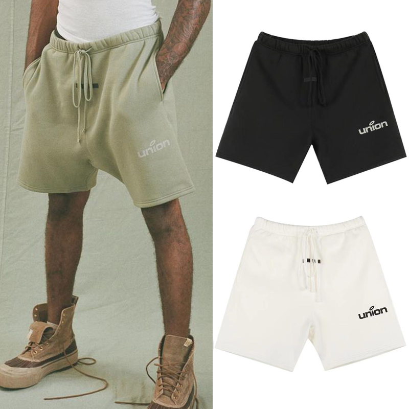 

Union Brand Collab. Sweatshorts Casual Shorts Joggers Harem-Shorts Men Women Hip Hop Streetwear MG210136, White