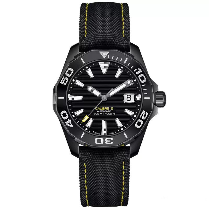 

Top Men's Mechanical Stainless Steel Automatic 2813 Movement Wristwatch mens Self-wind AQUARACER Calibre 5 Watches tag Watch L01, 10