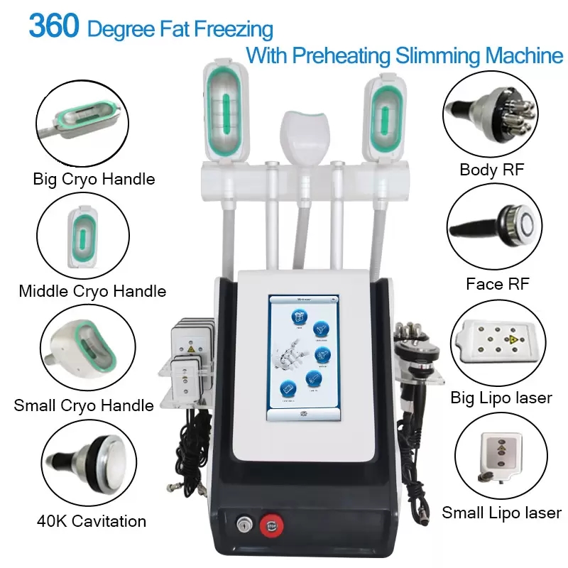 2022 High Technology Body Shaping Vacuum Slim Fat Freezing Machine Cavitation RF Skin Tightening Lipolaser-image-773890741