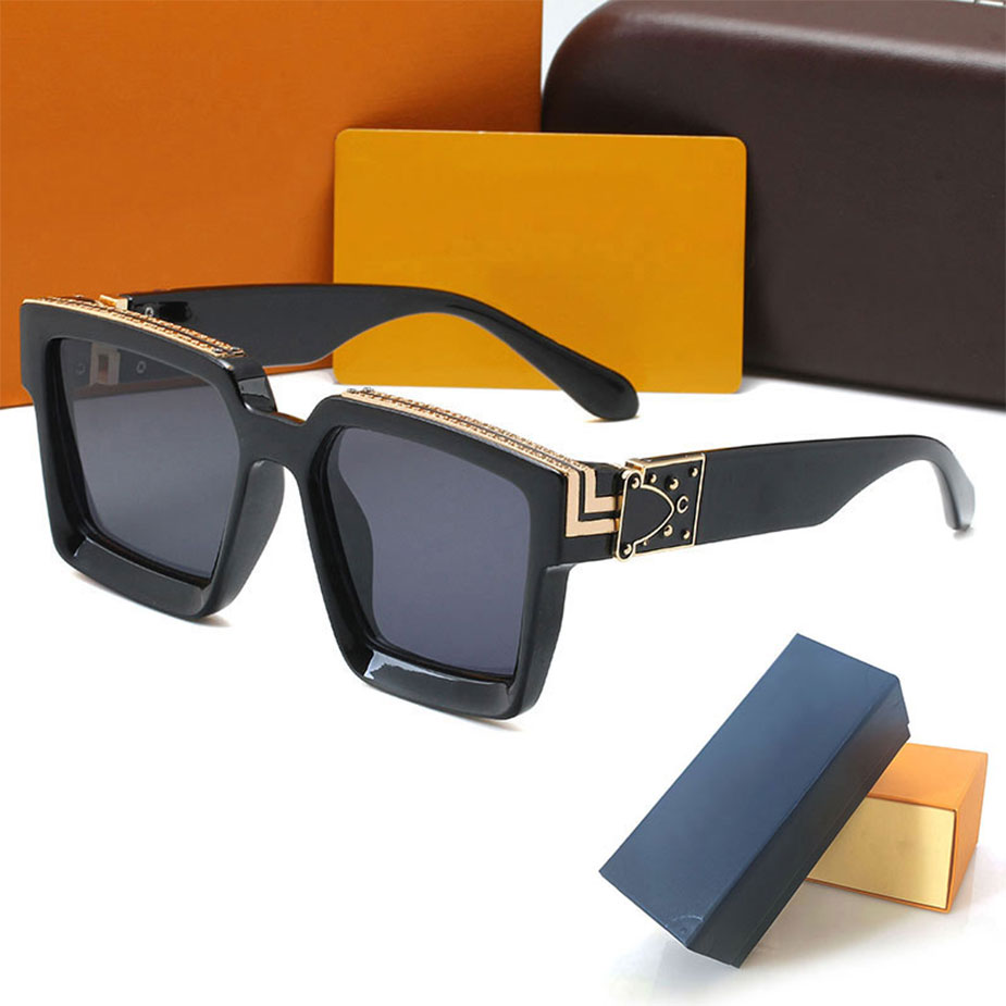 

Top Womans Sunglasses Gradient M96006 Luxury glasses High Qualitys Mens Metal hinge eye 96006 Designer eyeglass with Original cases box glitter2008