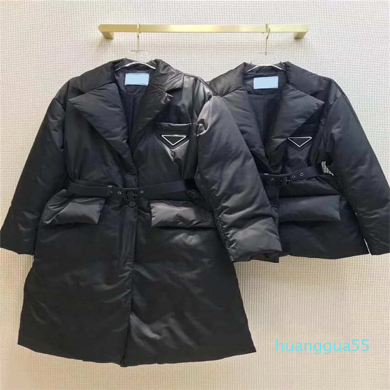Winter Jacket Womens Down Parkas Long Coat Puffer Lady Slim Women Jackets With Letter