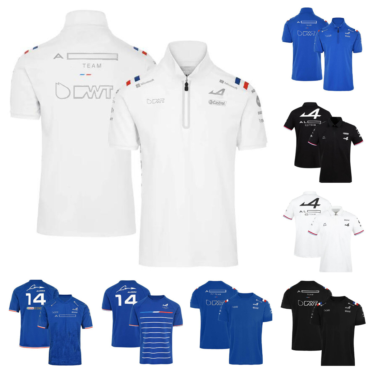 

F1 Formula One racing polo suit summer racing T-shirt same style customization