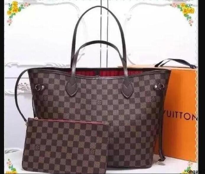 

louiseity 1 viutonity Lvity Louisity Vuttonity Lvs Set Women Luxurys Bag Handbags Flower Composite Tote PU Clutch Shoulder Bags Ladies Purse With Wallet, As pic