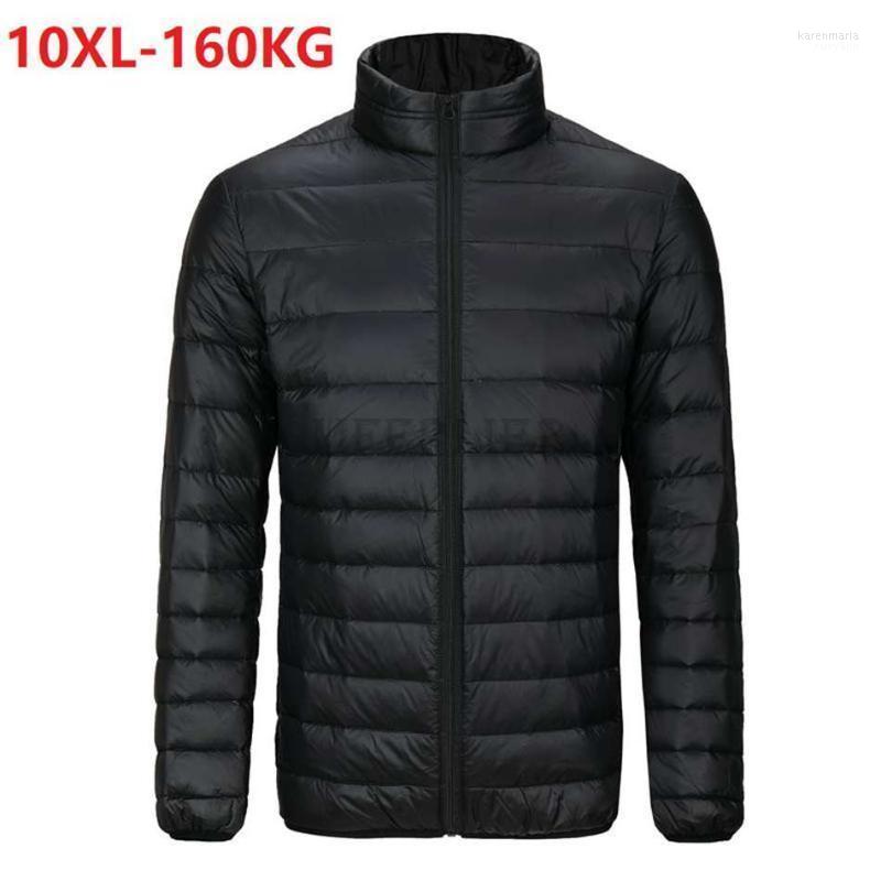

Men's Down & Parkas 8XL 160KG Autumn Winter Warm Men Plus Large Size Big 10XL Sportwear Casual Thin Light Black Blue Jacket 52 54 Kare22, Picture color