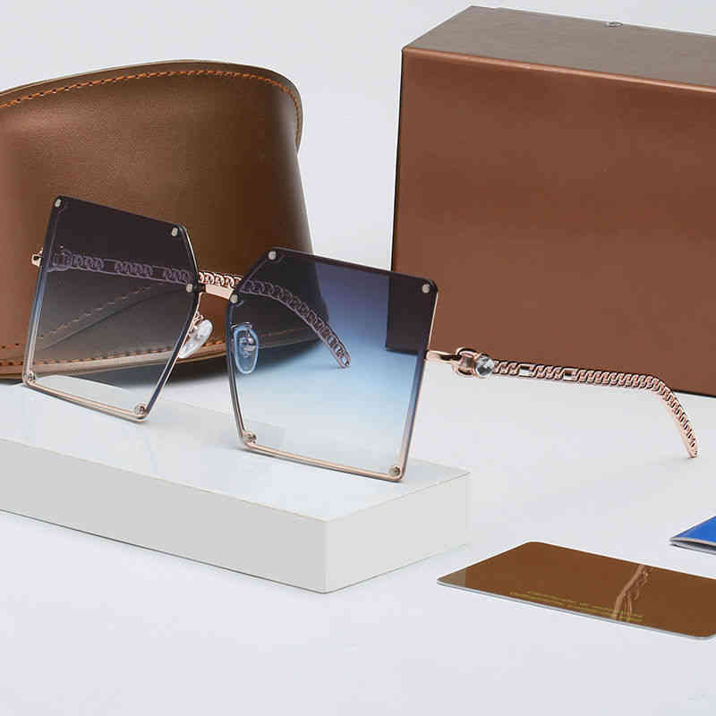 

Designer GG Sunglass Cycle Luxurious Fashion Womans Mens Lovers New Metal Hollow Out Retro Large Frame European American Fashion Anti Glare Sun Glasses