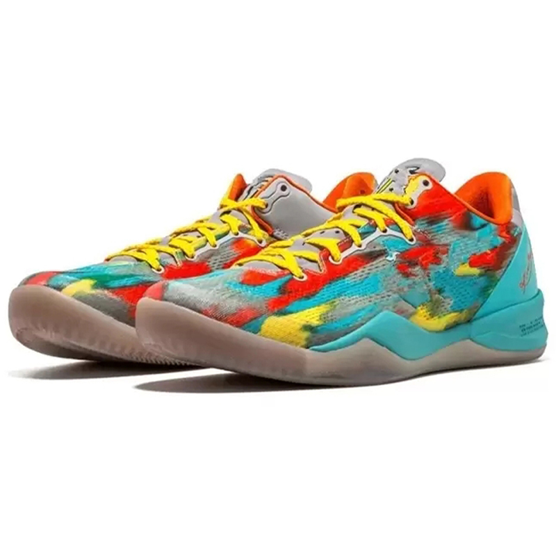 

2022 Black Mamba 8 Outdoor Shoes Easter Christmas 8s Protro system Green Glow Venice Beach Stadium Grey LeBronold Palmer Sneakers Sport shoe Size 40-46, As photo 3