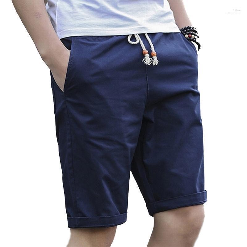 

Men's Shorts Men Summer Casual Men's Board Solid Breathable Elastic Waist Fashion Beach Plus Size 5XLMen's Men'sMen's, Black