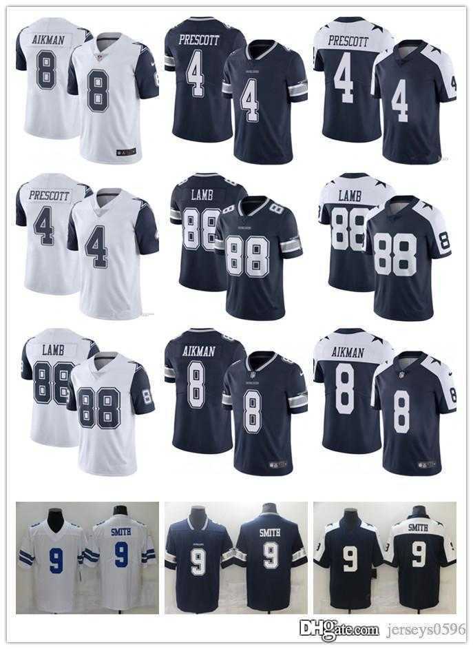 

Men women youth Dallas''Cowboys''Jersey 4 Dak Prescott 9 Jaylon Smith 8 Troy Aikman 88 CeeDee Lamb Football Jerseys navy, Color