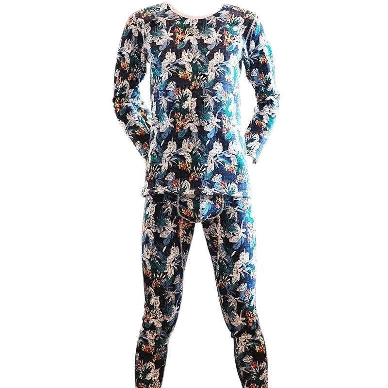 men's Thermal Underwear Men Long Johns Set Plus Velvet Leggins Male Pantalon Termico Pajamas Homme Sexy Sleepwear Warm Pant 45mZ#-image-790140390