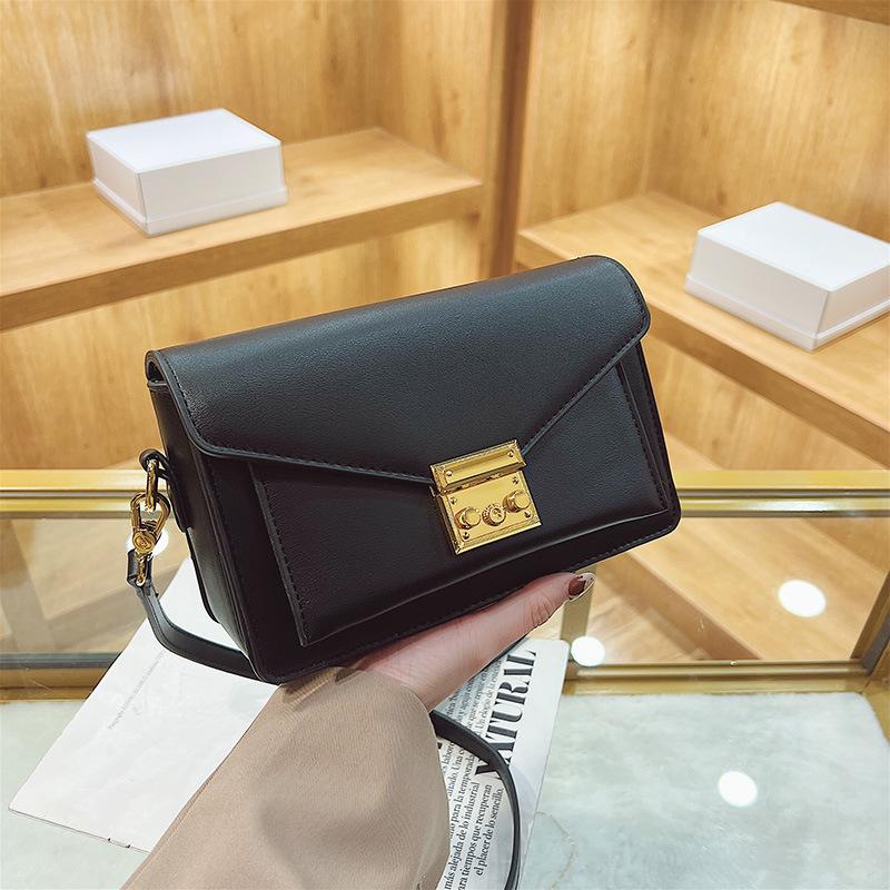 

HBP spring tide female temperament popular small bags female wild fashion shoulder handbag Messenger bag, Black