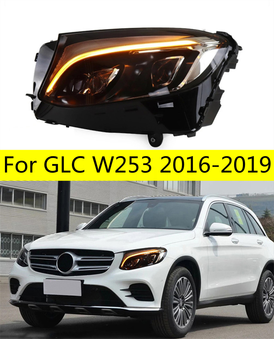 Feux de voiture pour phare automatique LED GLC 20 16-20 19 W253 X253 C253 GLC200 GLC260 GLC300 GLC350 GLC43 GLC63, accessoires d'assemblage, lamp