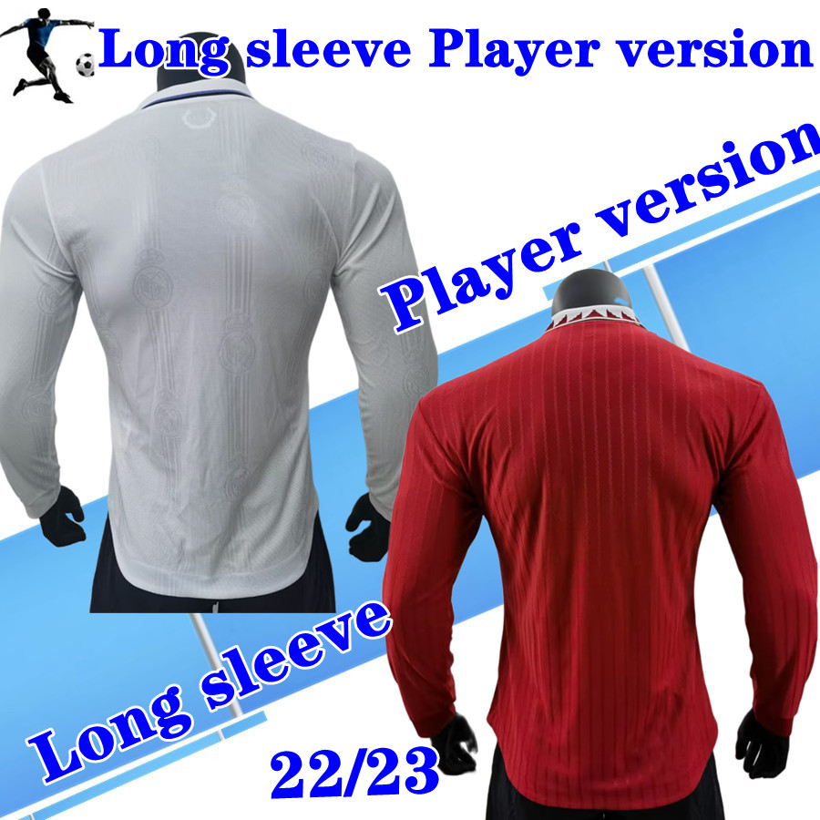 

Long sleeve Player Version 2022 2023 LUKAKU Soccer Jerseys SAKA KANE SON All teams full sleeves 22 23 PULISIC Football Shirt Men BARELLA KUN AGUERO, M-a---n ----- u-t-d