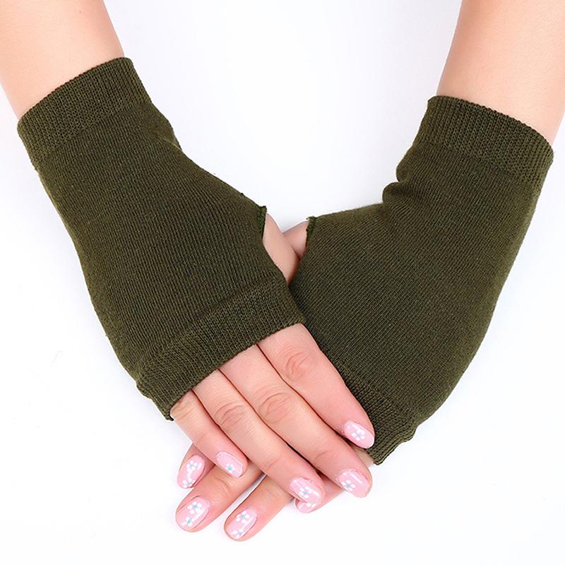

Five Fingers Gloves Free Delivery Winter Fingerless Women's Cashmere Warm Wrist