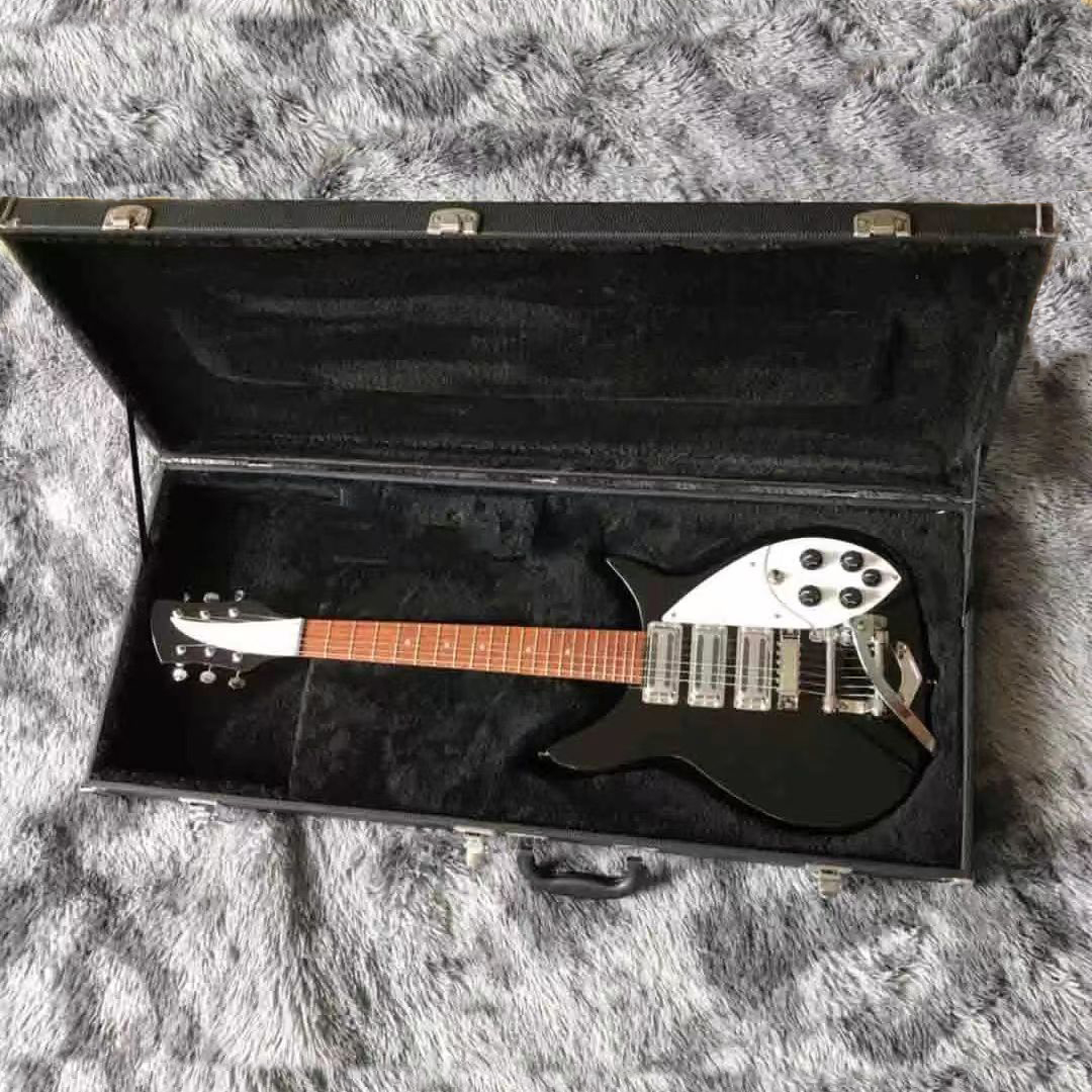 

In stock - 21F short scale Riken Six strings guitar, modern bass electric guitar tremolo system,