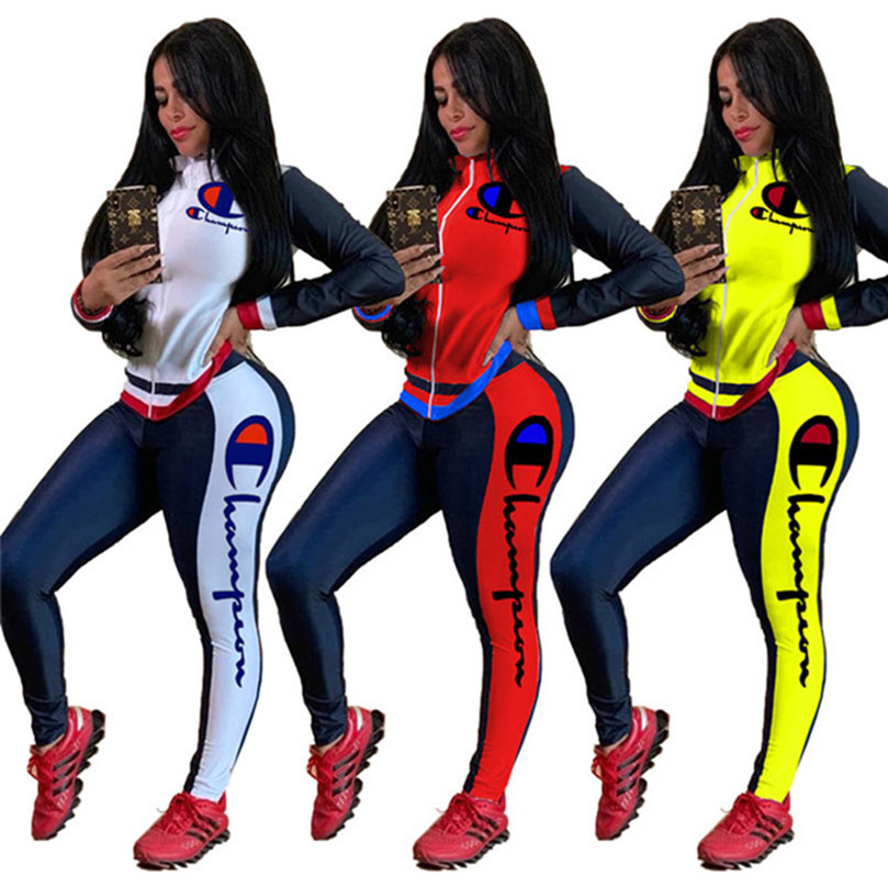 

2022 Brand Designer Women Letter Tracksuits Winter Fall Two Piece Set Long Sleeve Jacket Pants Zipper Sports Suit Fashion Clothing DHL 2460, White