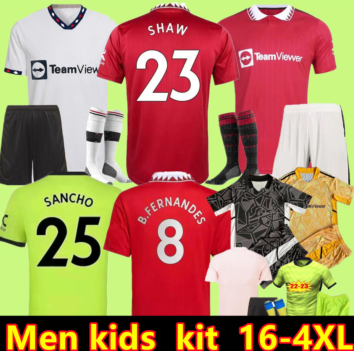

RONALDOS 2021 2022 2023 MANCHESTER SANCHO soccer jerseys UNITEDs 18 19 22 23 MANS F. DE JONG Fans Player BRUNO FERNANDES RASHFORD SHAW UTD football shirt men kit 3XL 4XL, S-3xl