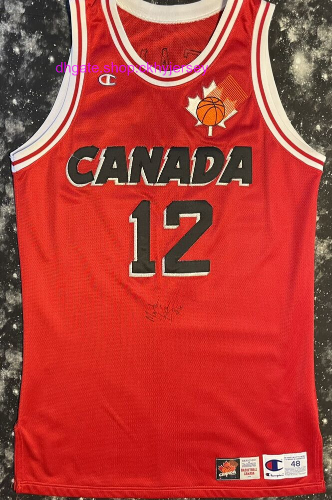

Cheap Stitched Authentic Rare Vintage Champion FIBA 1994 Canada Martin Keane Basketball Jersey Mens Kids Throwback Jerseys, Same as picture