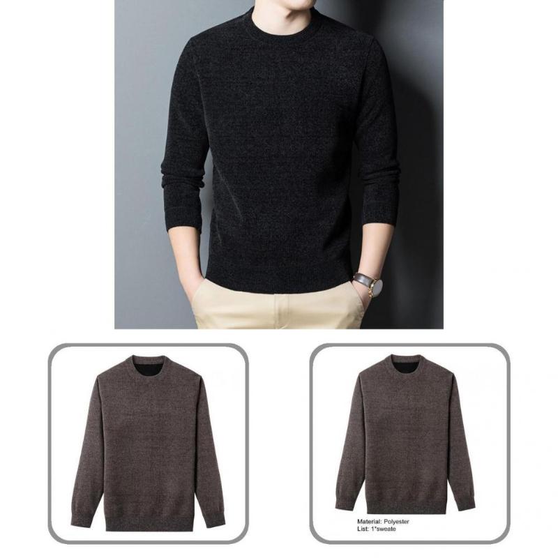 

Men's Sweaters Thicken Plush Knitted Men Sweater For Work Base WorkMen's, Khaki