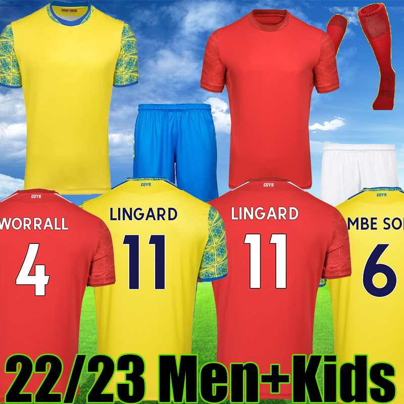 

22 23 Nottingham LINGARD Forest Soccer Jerseys Johnson SURRIDGE GRABBAN Awoniyi McKENNA MIGHTEN KROVINOVIC Zinckernagel Yates DAVIS Football Shirts men kids kits, Home