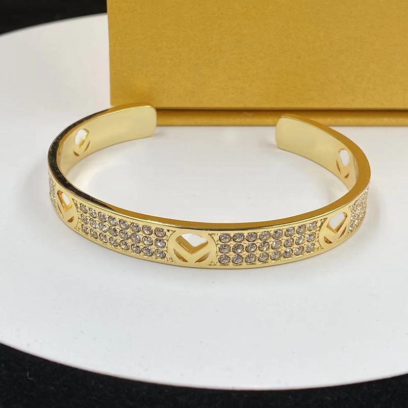 

Love Bracelet Designer Jewlery 925 Silver Bangle Gold Open F Bracelets For Women Letter Diamond Bracelet Earrings Necklace Box 2207155XQ