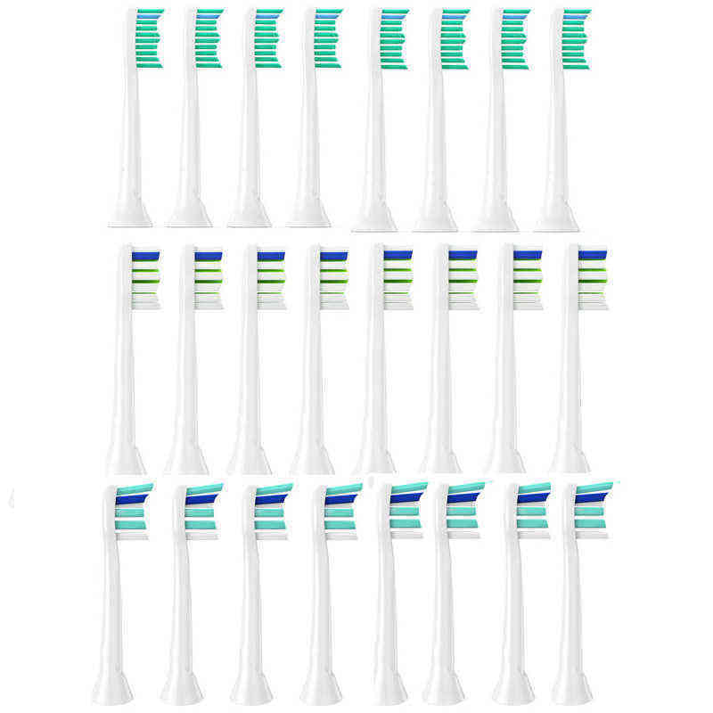 

Toothbrush for Philips Electric Toothbrush Heads Hx6064 Hx6930 Hx6730 Diamond Clean Flexcare Soft Bristle Replaceable Brush Head 1020 Pcs 0303