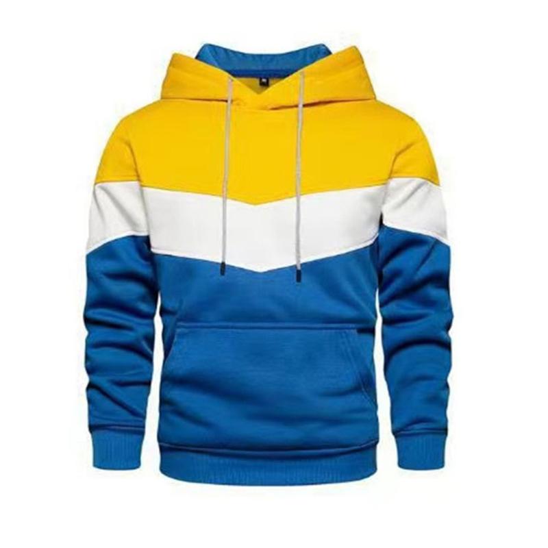 

Men' Hoodies & Sweatshirts Casual Men Hoodie Fashion Brand Style Male Sportswear Tracksuit Pullover Solid Color Available Winter Autumn, Orange