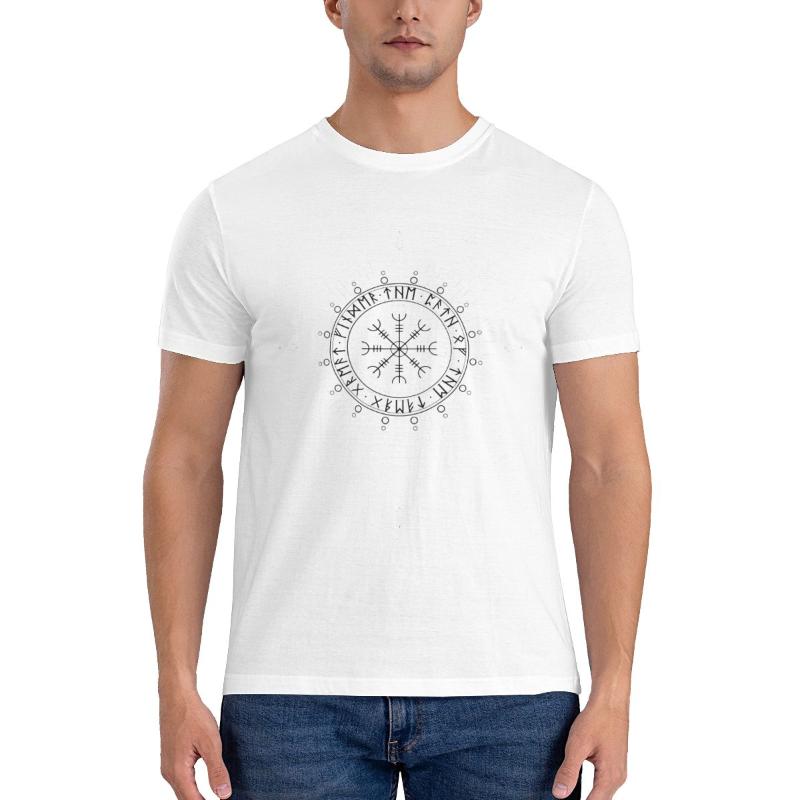 T-shirts pour hommes The Pathfinder Viking Symbol Nouveauté T-shirt à manches courtes T-shirt imprimé T-shirts occasionnels Homme Plus Size