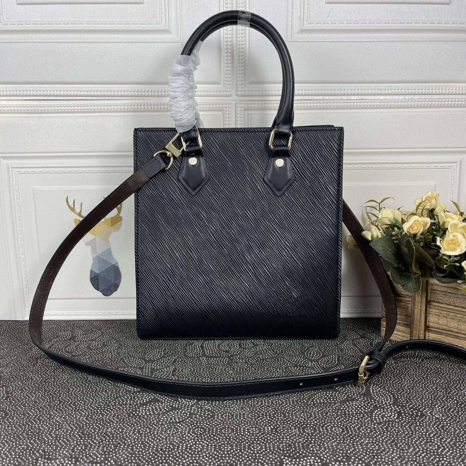 

2022 Designer Shoulder Bag women's leather fashion handbag MH58660, M58660#black