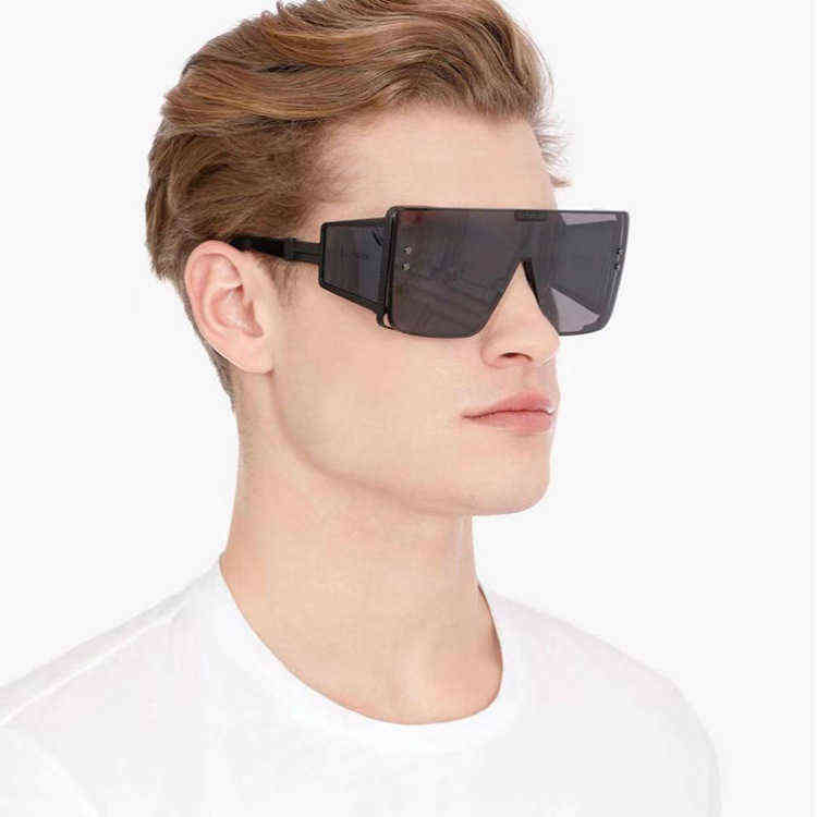 

Sun glass new style fashion star metal large box men's and women's sunglasses