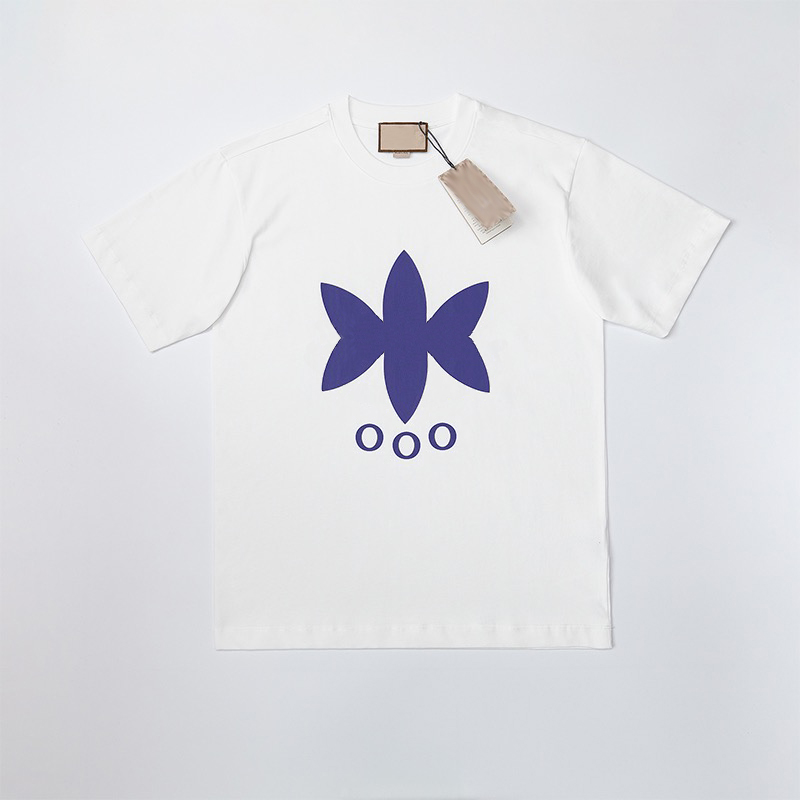 

letter printed Tee Fashion Man Women T-shirt Hip Hop summer oevsesize highstreet FZTX1157, Blue