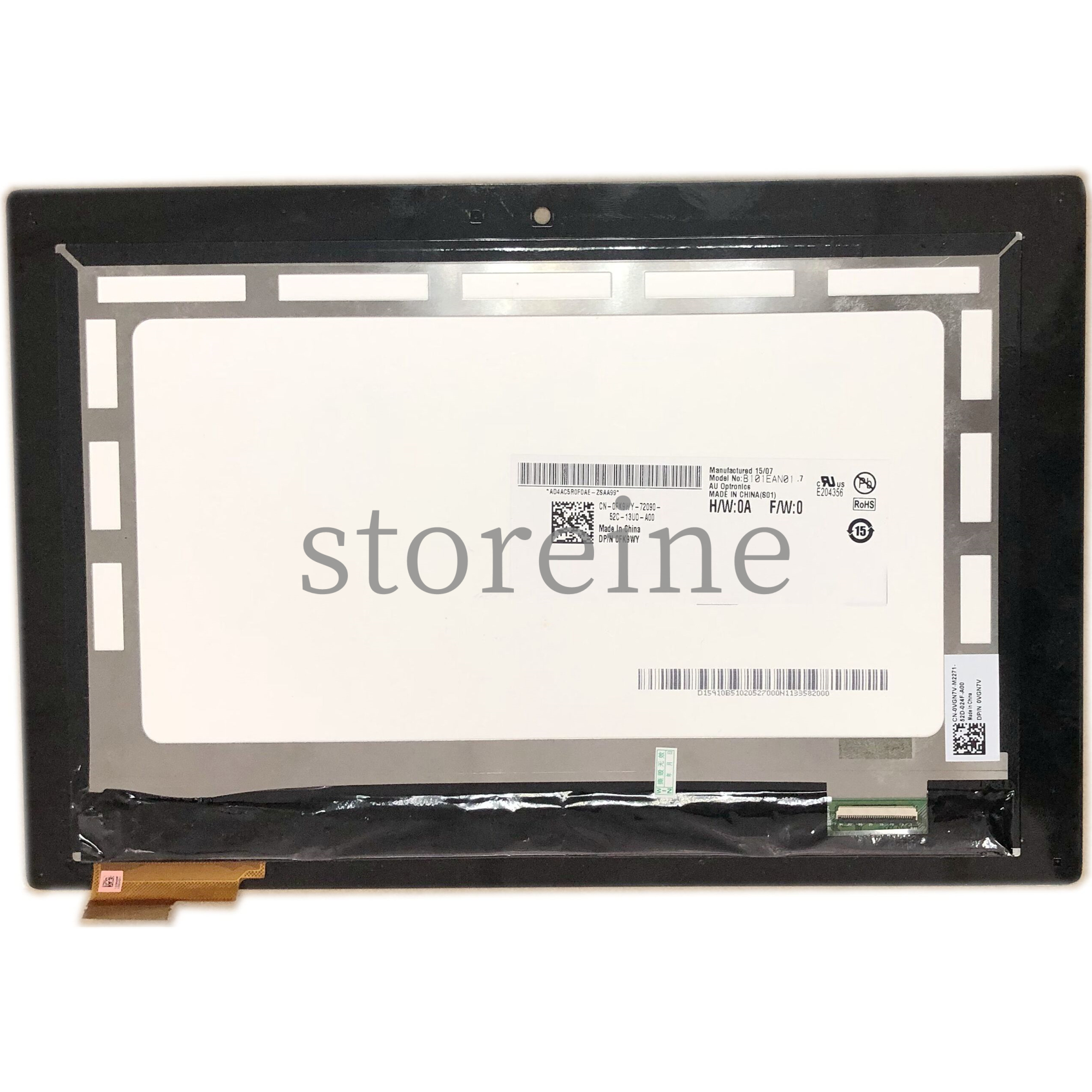 

B101EAN01.7 LCD LED Touch Screen Glass Digitizer Assembly For 10.1" Dell Venue 10 Pro 5055 5050 BLACK Color TOM10069 V1.1