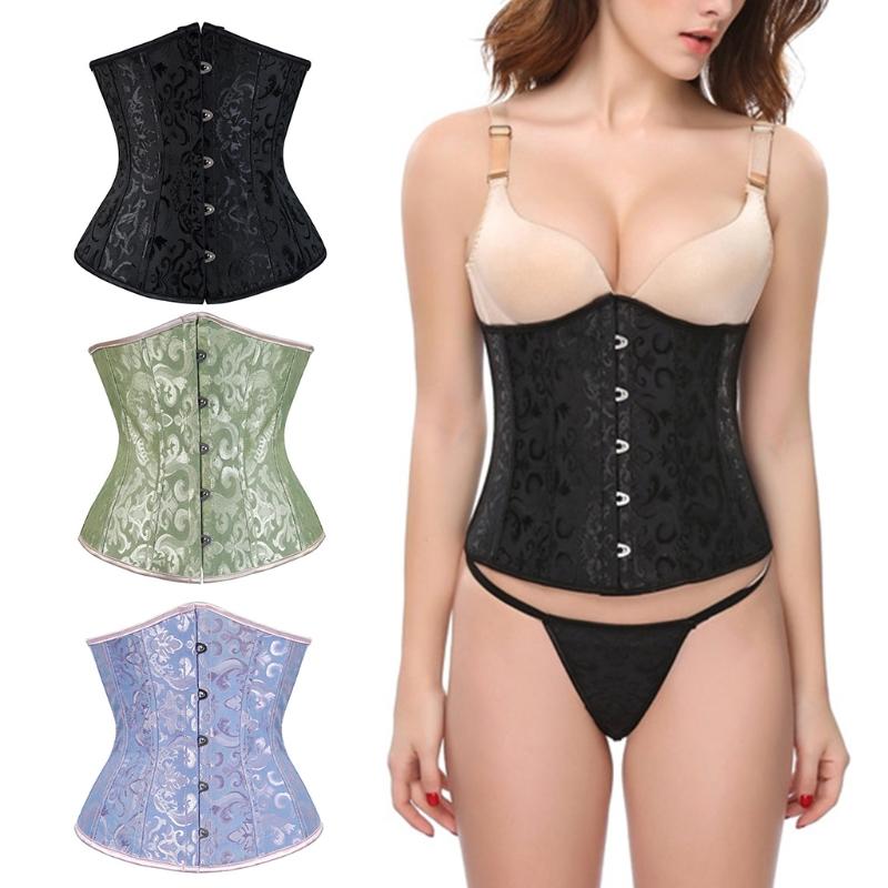 

Belts Waist Train For Women Wrist Cincher Hourglass Body Shaper Dress Up Night Out, Clubwear, Costumes Underbust Corset, Green