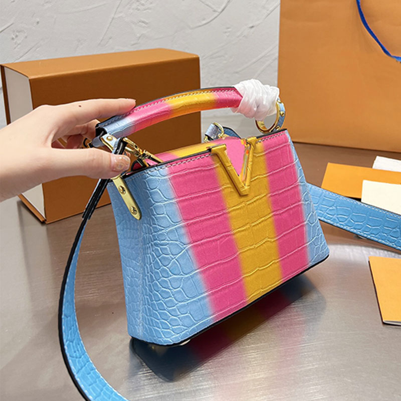 

Fashion Women Hand Bag Designer Bag Luxury Crossbody Shoulder Bags Purse Cowhide Genuine Leather High Quality Pouch Handbags Classic Hardware Removable Strap, Not sold separately