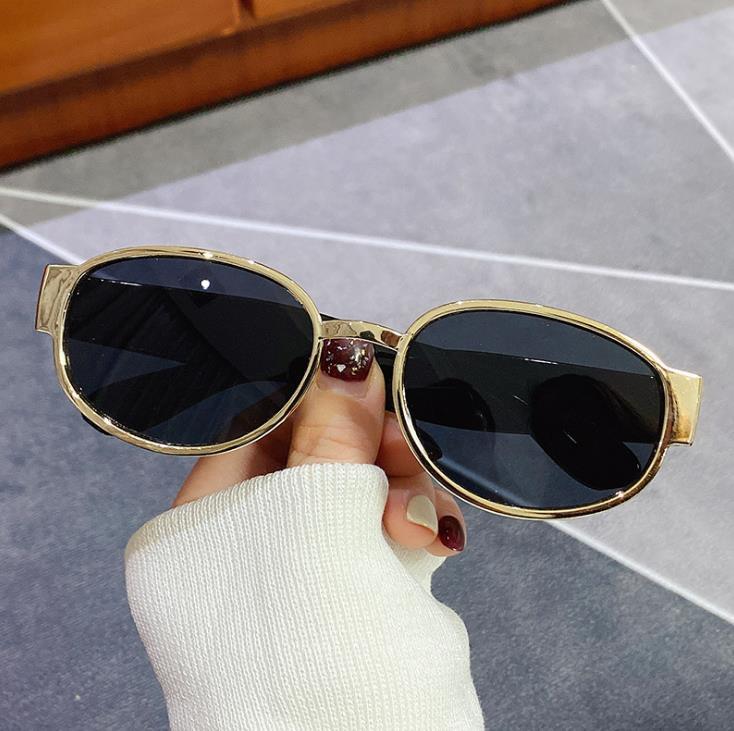 

Sunglasses 2022 Round Women Oversized Ladies Fashion Plastic Outdoor Gradient Sun Glasses Feminino Gafas UV400, White;black