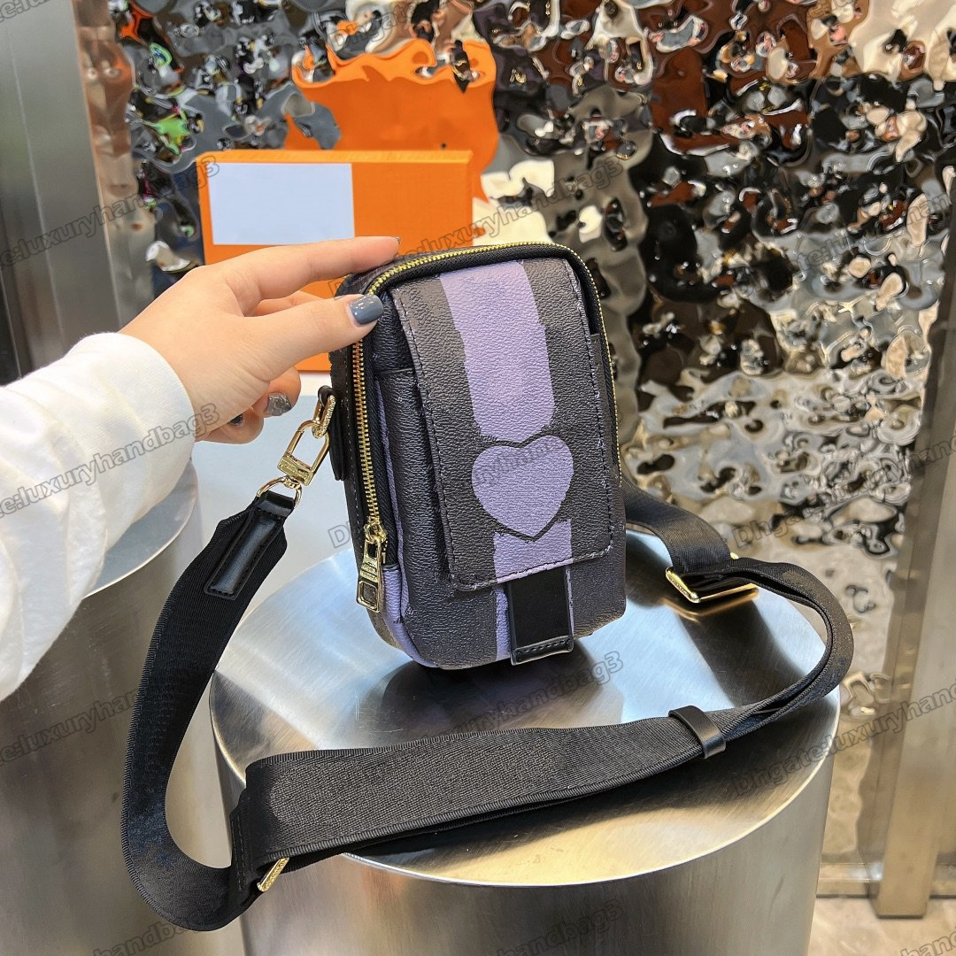 

Newest Denim Mini Phone Purse Camera Bags Crossbody Shoulder Handbag Nigo Love Wallet Pockets Multicolor Designer Flower Printing Luxurys Cute Tote