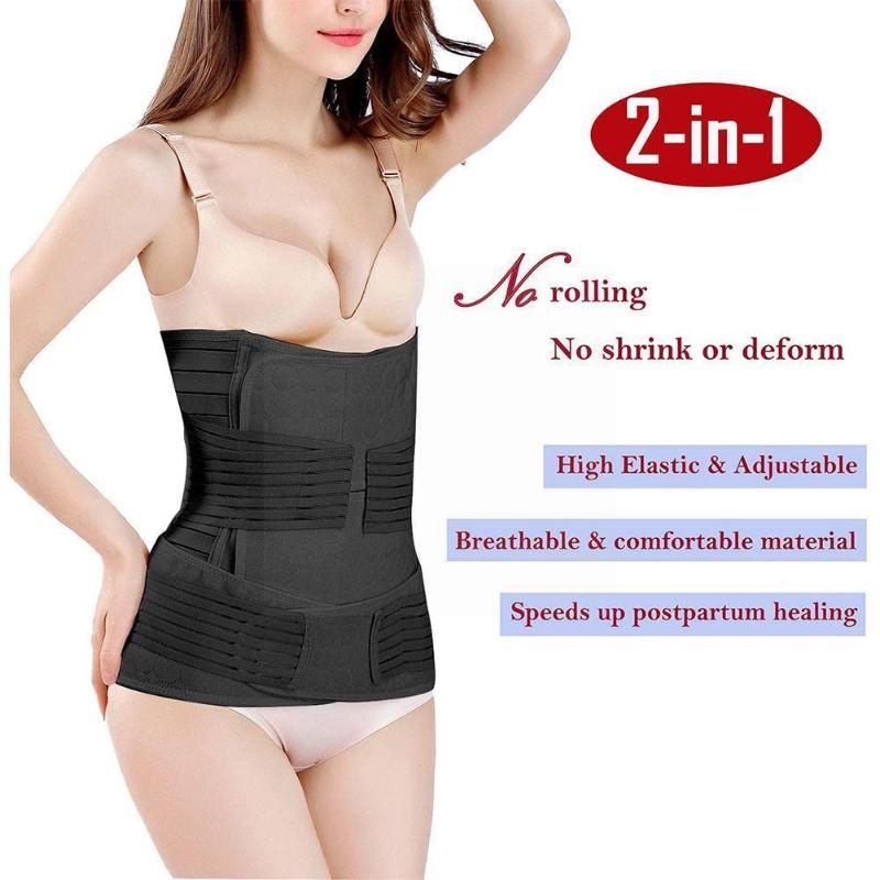

Belts Postpartum Abdomen Belt Body Recovery Wear Waist Maternity Shapewear H4E3, Black