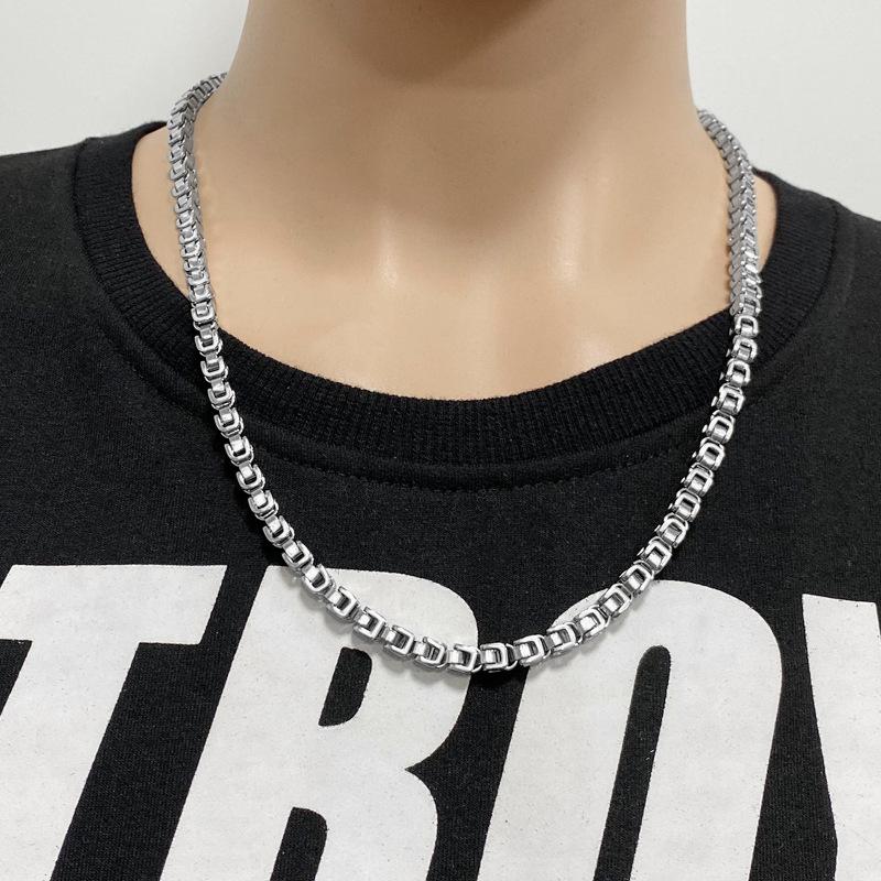 

Chains Titanium Steel Domineering Imperial Chain Stainless Necklace Fashion Men's Jewelry