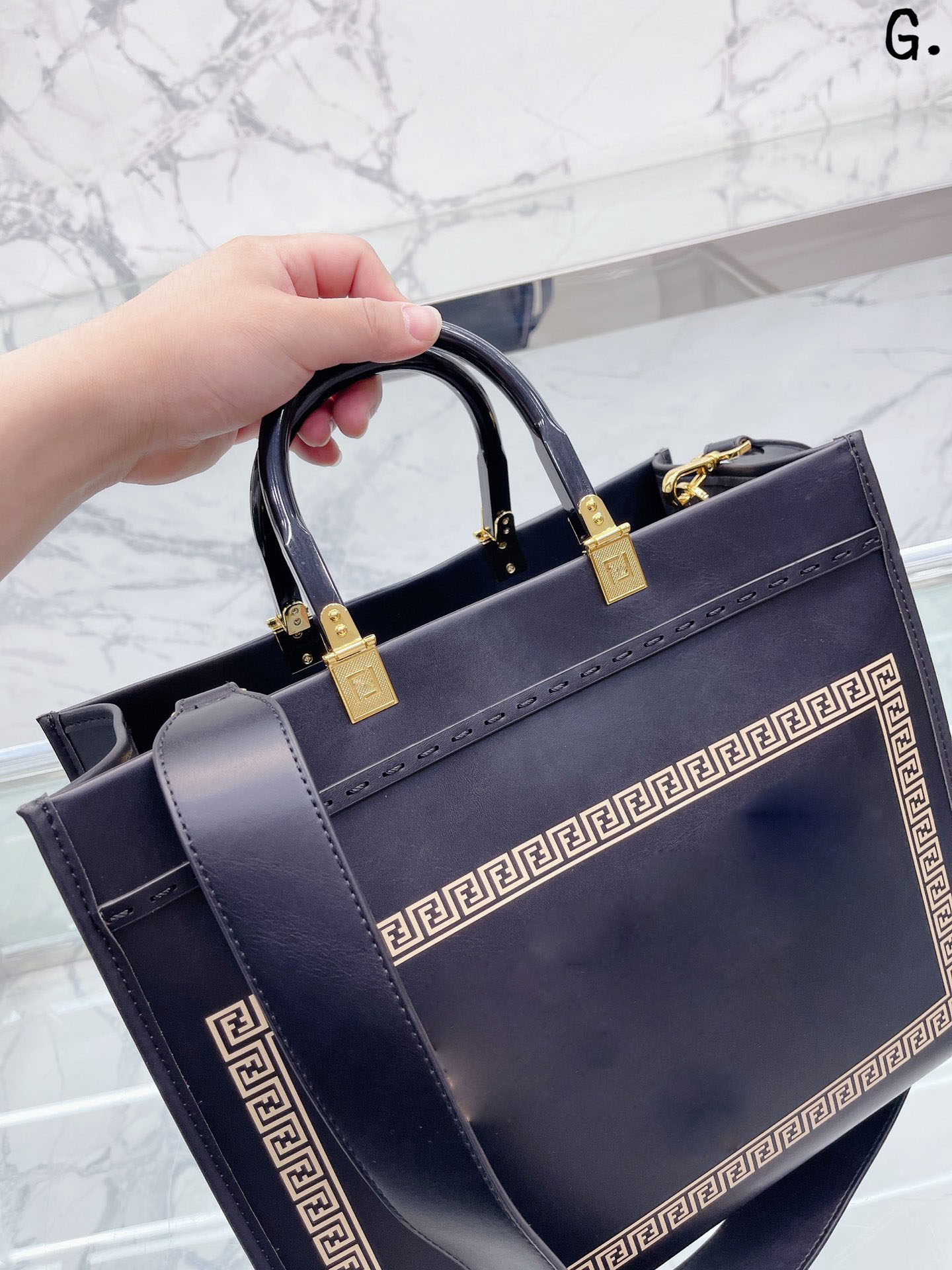 

Ladies Designer Evening Bags Handbags Large Capacity Graffiti Shopping Travel Tote Bags 36x32cm, Cream