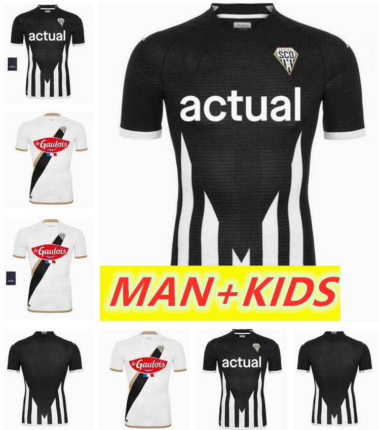 

22 23 maillots SCO Angers SOCCER JERSEYS home away Diony Fulgini 2022 2023 ERROR Capelle Bahoken Pereira Lage football uniforms Men kids kit, Kids size