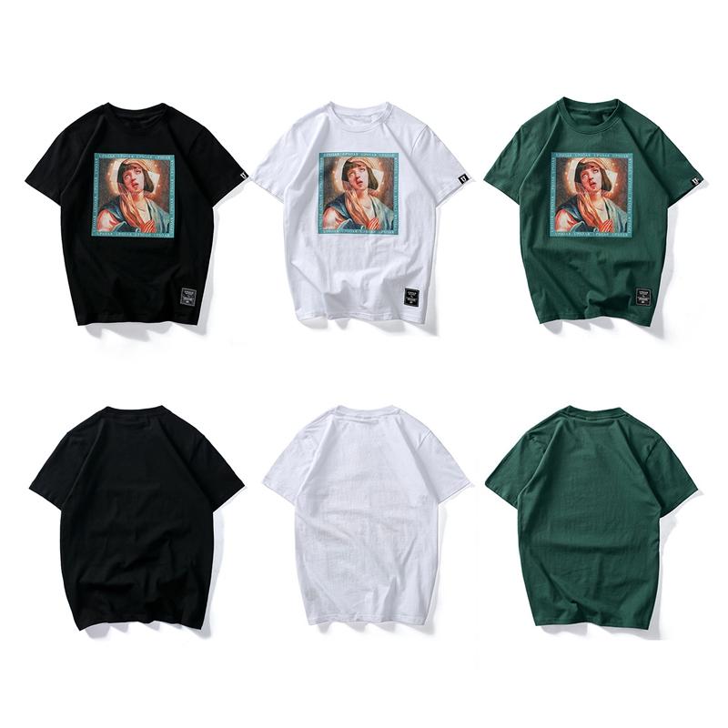 

Men' T-Shirts ASDS-Men' Funny Printed Short Sleeve Shirts Summer Hip Hop Casual Cotton Tops Tees StreetwearMen, Green