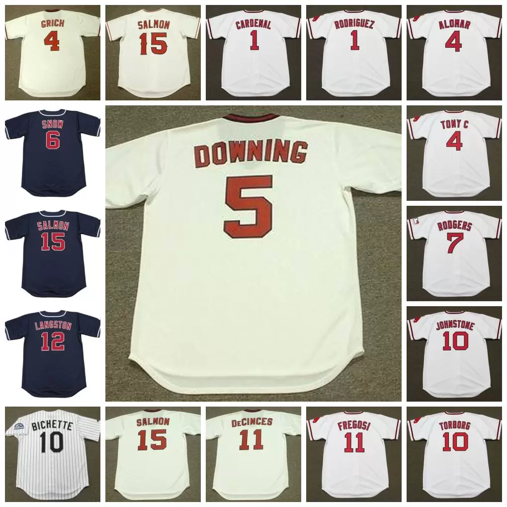 

California Vintage Baseball Jersey RODRIGUEZ CARDENAL GRICH ALOMAR CONIGLIARO DOWNING SNOW RODGERS BICHETTE JOHNSTONE TORBORG DECINCES FREGOSI LANGSTON SALMON, 10 jeff torborg 1972 white