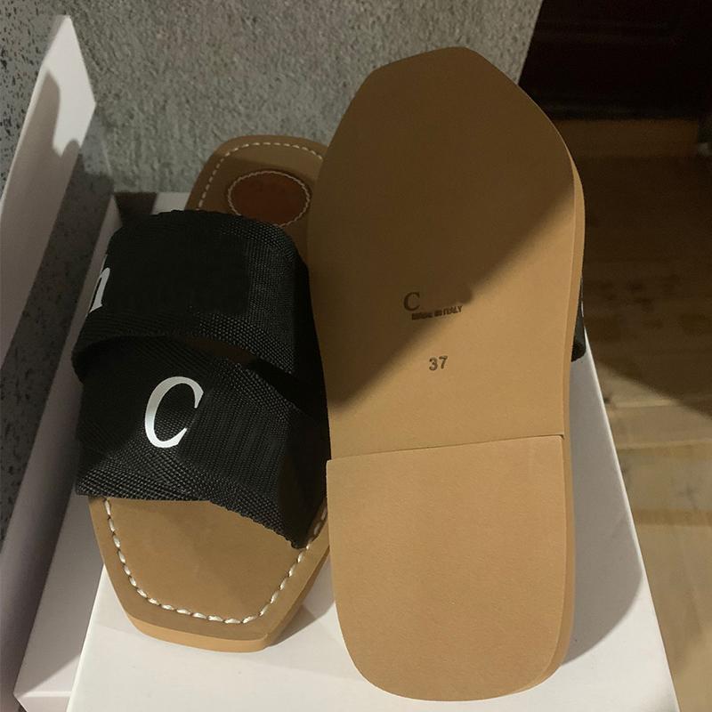

Men Women woody Slippers Slides designer Sandals White Black Grey Green Sail Pink Navy Blue Peep Toe Summer Beach Slipper Outdoor Casual Slide Shoe, Color#15