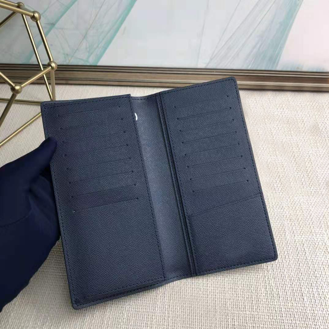 

Fashion women clutch wallet pu leather wallet single zipper wallets lady ladies long classical purse with orange box card Brown PM, Do not pay