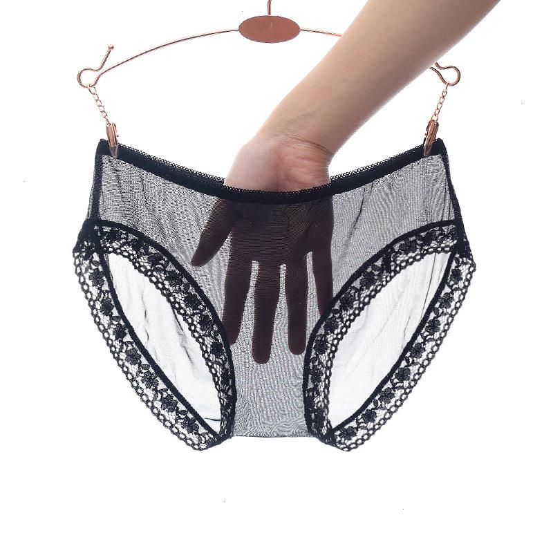 

Full Transparent Womens Panties Sexy Lady Perspective Panty Breathable Quick Dry Mesh Lace Underwear Brief Female, Purple