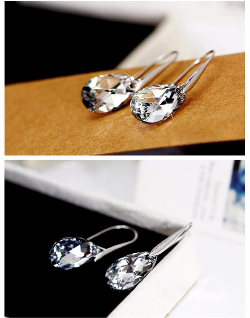 

Dangle & Chandelier Sterling Silver 100% Original Crystals From Swarovskis Crystal Earrings Party 925 JewelryDangle