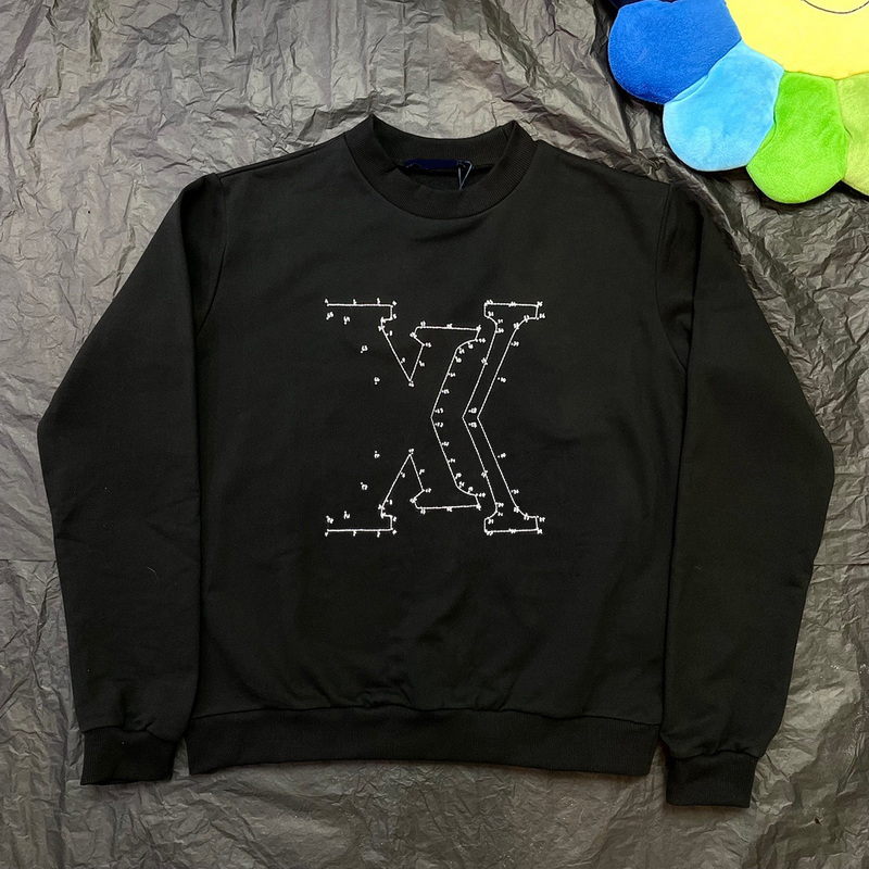 

Join The Dots Letter Embroidery Sweatshirts Women Men Fashion Hip Hop Highstreet FZWY208, Navy